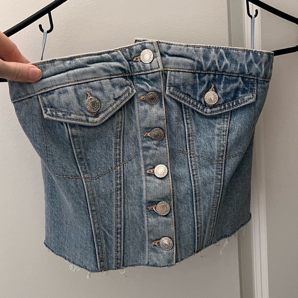 Cropped Jean Corset